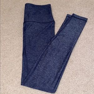 Navy heathered  Lulu leggings